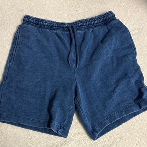 GAP Women's Blue sweat pants material Shorts